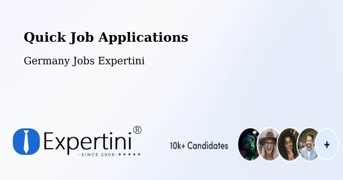 Quick Apply Feature – Eisfeld - Germany Jobs Expertini
